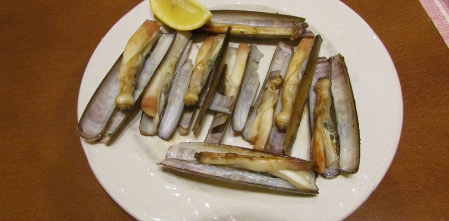 Navajas a la plancha